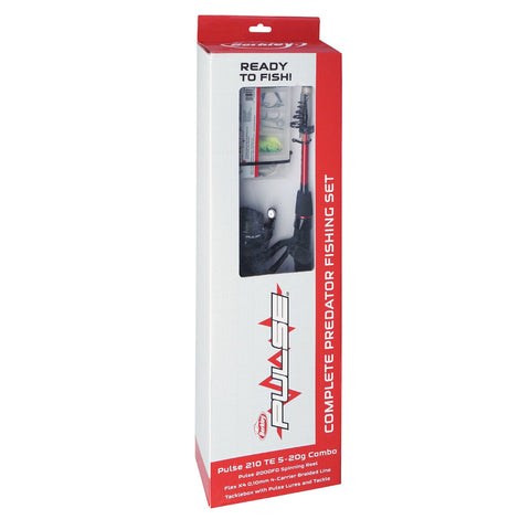 Berkley Pulse Ready To Fish Predator Combo Telescopic Rod Reel and Tackle Box