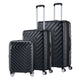American Tourister Concentrix 3 Piece Luggage Set, Hardside ABS Spinner Suitcases, Expandable