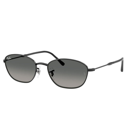 Ray-Ban RB3749 Women's Irregular Sunglasses Black Metal 58mm Adjustable