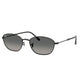 Ray-Ban RB3749 Women's Irregular Sunglasses Black Metal 58mm Adjustable