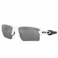 Oakley Flak 2.0 XL OO9188 918881 Men's Polarised Sunglasses, Polished White, Prizm Deep Water Lens