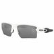 Oakley Flak 2.0 XL OO9188 918881 Men's Polarised Sunglasses, Polished White, Prizm Deep Water Lens