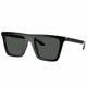 Versace VE4468U Men's Rectangular Sunglasses Black 53mm Dark Grey Lens