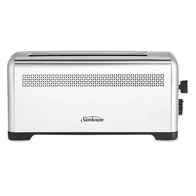 Sunbeam Fresh Start 4 Slice Toaster Stainless Steel 9 Browning Settings TAM1003SS