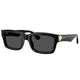 Burberry BE4443 Women's Sunglasses Black Acetate Rectangle Dark Grey Lenses — image 2