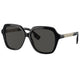 Burberry BE4389 Joni Women's Sunglasses Black Acetate Square Dark Grey Lenses