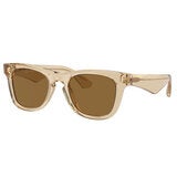 Burberry BE4426 Men's Square Sunglasses Beige Acetate Gradient Bronze