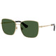 Burberry BE3158 Women's Sunglasses Light Gold Metal Frame Dark Green Lenses — image 5