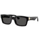 Burberry BE4443 Women's Sunglasses Black Acetate Rectangle Dark Grey Lenses — image 8