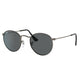 Ray-Ban RB3447 Round Metal Sunglasses Gunmetal Matte Frame Dark Grey Lenses — image 2
