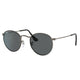 Ray-Ban RB3447 Round Metal Sunglasses Gunmetal Matte Frame Dark Grey Lenses — image 4