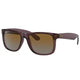 Ray-Ban RB4165 Justin Men's Sunglasses Nylon Square Frame 51mm Matte Finish — image 8