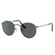 Ray-Ban RB3447 Round Metal Sunglasses Gunmetal Matte Frame Dark Grey Lenses — image 7
