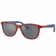 Ray-Ban Kids Square Sunglasses 49mm Nylon Frame Mirrored Lens RJ9077S 71606G