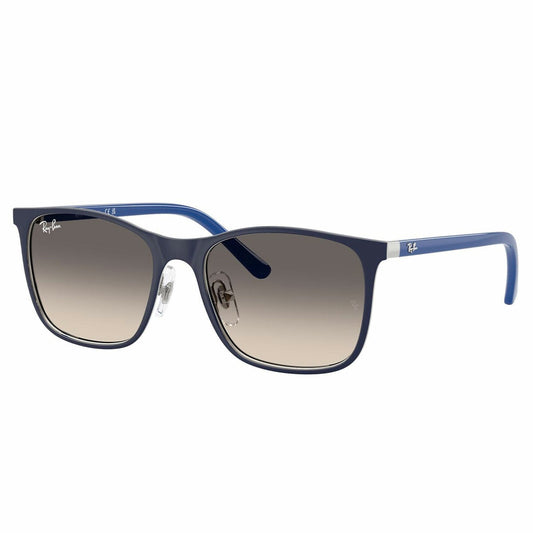Ray-Ban Kids Square Sunglasses 48mm Metal Frame Gradient Grey Lens RJ9551S 29811