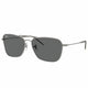 Ray-Ban RBR0102S Caravan Reverse Sunglasses Gunmetal Frame Dark Grey Lenses — image 5