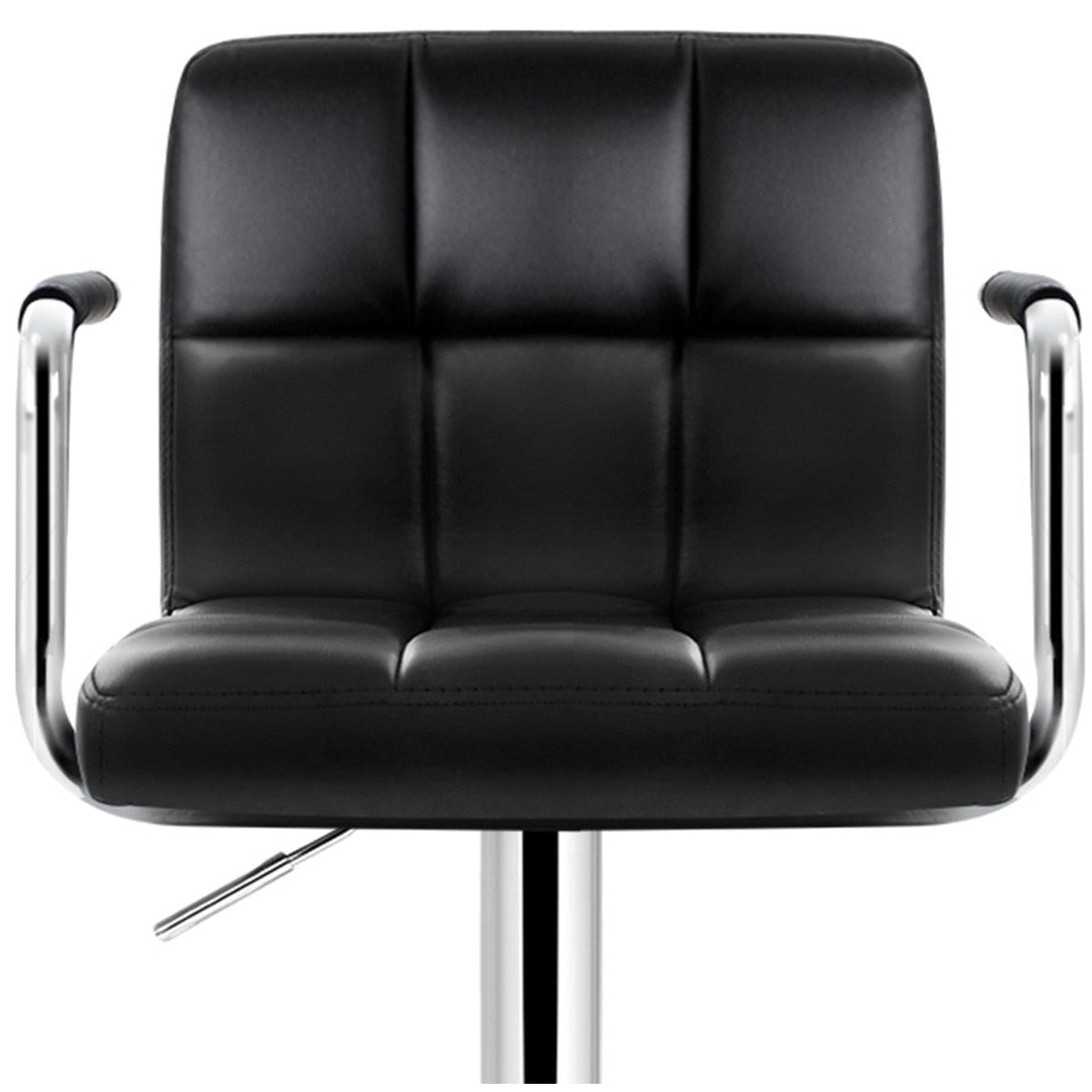 Artiss Black Gaslift Swivel Barstool with Arm Rests 2 Pack