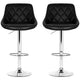 Artiss Black Gaslift Swivel Barstool 2 Pack – view 2