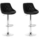 Artiss Black Gaslift Swivel Barstool 2 Pack – view 3