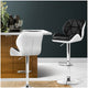 Artiss Black And White Gaslift Swivel Barstool With Rhombus Motif 2 Pack – view 5