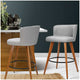 Artiss Grey Wooden Barstool 2 Pack – view 5