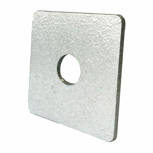 Macsim Galvanised Square Washer 50x50x3mm Heavy Duty Load Distribution - Auzzistore
