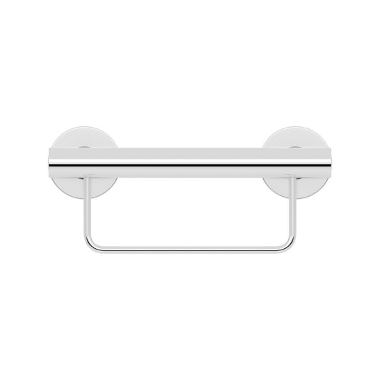 Evekare 300mm Stainless Steel Towel Rail with Grab Rail - 250kg Capacity – view 2