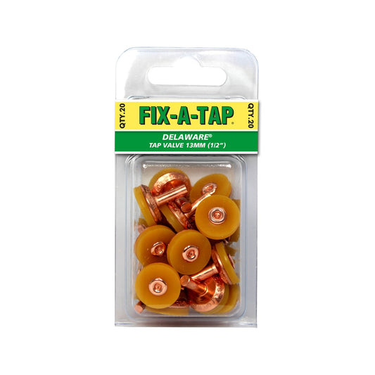 Fix A Tap Delaware Tap Valve 20 Pack - G1/2" Inlet - 19mm Diameter - Orange – view 2 - Auzzistore