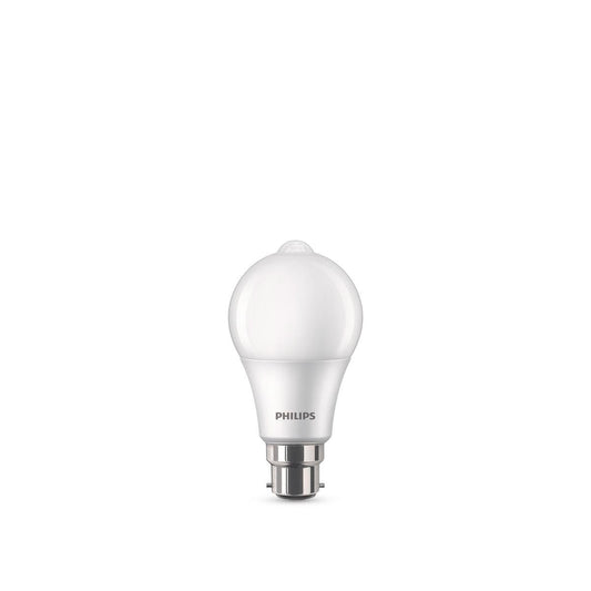 Philips Motion Sensor LED Globe - 8W - Plastic - Cool Daylight