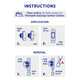 Permastik Large Cable Clips - 5 Pack - Plastic - Easy To Apply