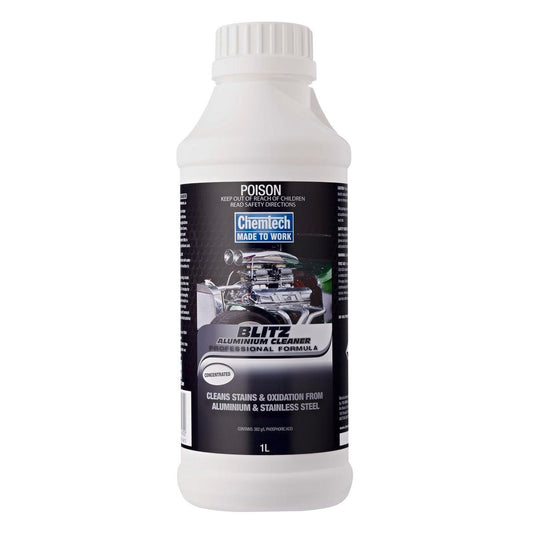 Chemtech Aluminium Cleaner Blitz 1L - Fast Safe Easy Application