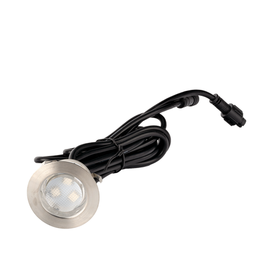 Holman 45mm RGB Colour Deck Light - 6 Pack - Stainless Steel - Waterproof