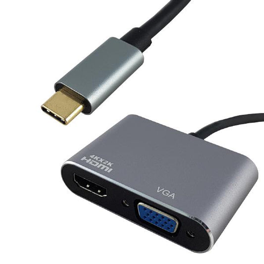 4K HDMI and 1080P VGA Hub with USB-C Connectivity | Auzzi Store