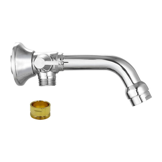 Shaw Mason Chrome Bath Spout Diverter - 140mm - Durable Brass Construction