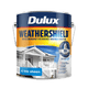 Dulux Weathershield Low Sheen Exterior Paint 4L - Vivid White - 4L