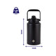 Oztrail 3.7L Insulated Jug Drink Flask - Matte Charcoal - 18/8 Stainless Steel