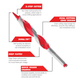 Diablo Auger Bit 22mm x 190mm - Dura-Tip™ - Self-Feeding Design