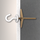 Ramset Spring Toggle - White Hook - 2 Pack - Metal - High Load Capacity