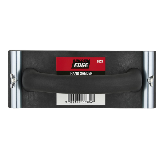 Builders Edge Plaster Hand Sander - 220 x 80mm - Plastic - Lightweight - Auzzistore