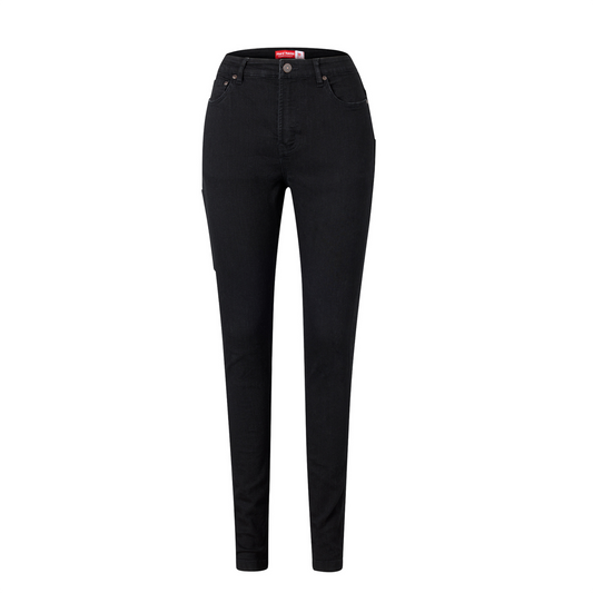 Hard Yakka Women's Black Jeggings Size 12 - Slim Fit - Utility Pockets - Durable