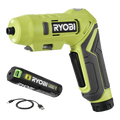 Ryobi USB Lithium Twist Grip Screwdriver 2Ah Kit - 152mm x 44mm x 164mm - LED Light - Adjustable Handle