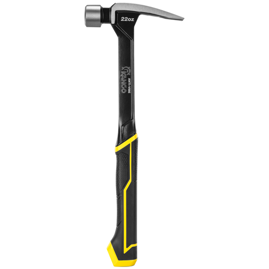 Kango 22oz Steel Anti Vibe Framing Hammer - 35mm x 370mm - Durable, Comfortable - Auzzistore
