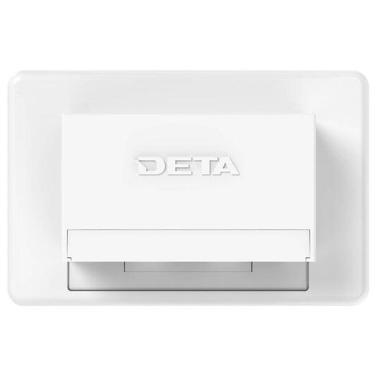 Deta Entertainment Wall Plate - 3 Gang - 35mm x 210mm x 115mm - White - Space-Saving Design - Auzzistore