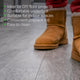Matpro Vinyl Flooring - 1m x 3m - Dark Wood - Easy To Clean