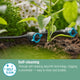 Gardena Adjustable Inline Drip Head - 1-8L/H - 5 Pack - Black/Turquoise