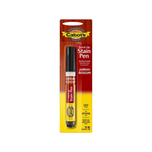 Cabot S Touch Up Stain Pen 10ml - Jarrah Redgum - Disguises Scratches - Auzzistore