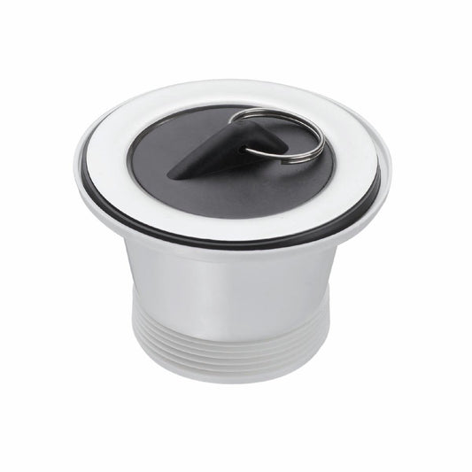 Kinetic Stainless Steel Plug Waste Reducer 90 x 50mm Durable Design - Auzzistore