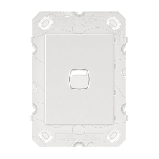 HPM Arteor 1 Gang Wall Switch Grid 115mm x 80mm White - Indoor Use - Auzzistore
