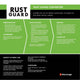 White Knight Rust Guard Rust Converter - 0.125L - 0.562kg - Neutralises Rust