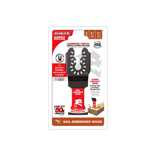 Diablo 32mm Universal Amped Demo Demon Carbide Blade - Nail Embedded Wood - Durable & Precise - Auzzistore